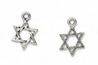 Star of David Pewter Pendant Charm